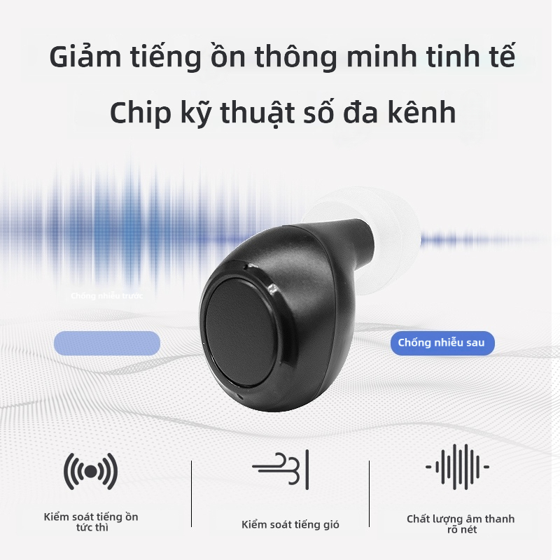 Máy trợ thính vô hình trong tai — dễ vận hành, dễ sử dụng cho người già và có chất lượng âm thanh siêu trong suốt