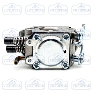 Bộ chế hòa khí tự động có khuỷu tay bằng đồng cho cưa xích xăng Trung Quốc 45cc 52cc 58cc