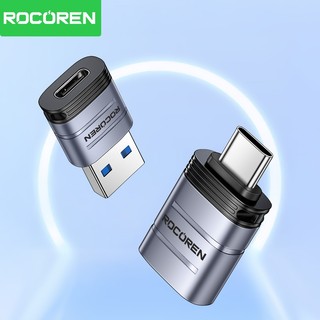 Rocoren OTG Adapter USB Type C Nam Sang USB A 3.0 3.2 Nữ Chuyển Đổi Cho MacBook Samsung Android TypeC USBC Đầu Nối OTG