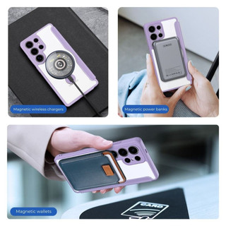 【COD】DUX DUCIS Skin X Pro Series Folio Giá đỡ vòng từ tính cho Samsung S25 S24 Ultra Plus Vỏ lật gấp