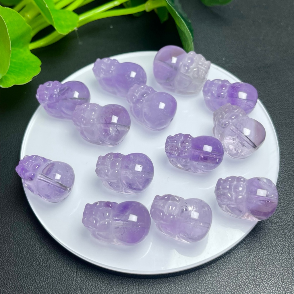 Ưu đãi đặc biệt Sản phẩm mới Phụ kiện thạch anh tím hoa oải hương tự nhiên có thể được sử dụng làm phụ kiện vòng tay có thể được sử dụng làm phụ kiện mặt dây chuyền thông qua lỗ