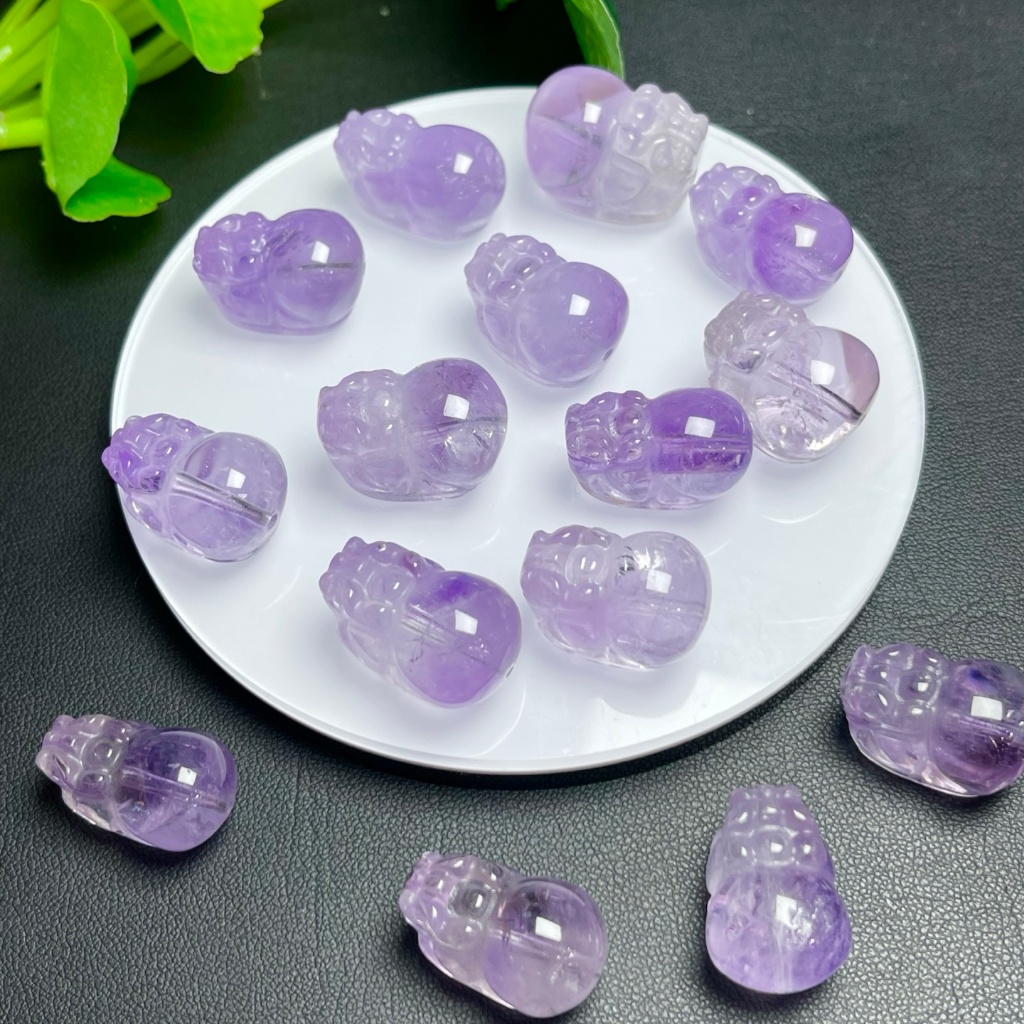 Ưu đãi đặc biệt Sản phẩm mới Phụ kiện thạch anh tím hoa oải hương tự nhiên có thể được sử dụng làm phụ kiện vòng tay có thể được sử dụng làm phụ kiện mặt dây chuyền thông qua lỗ