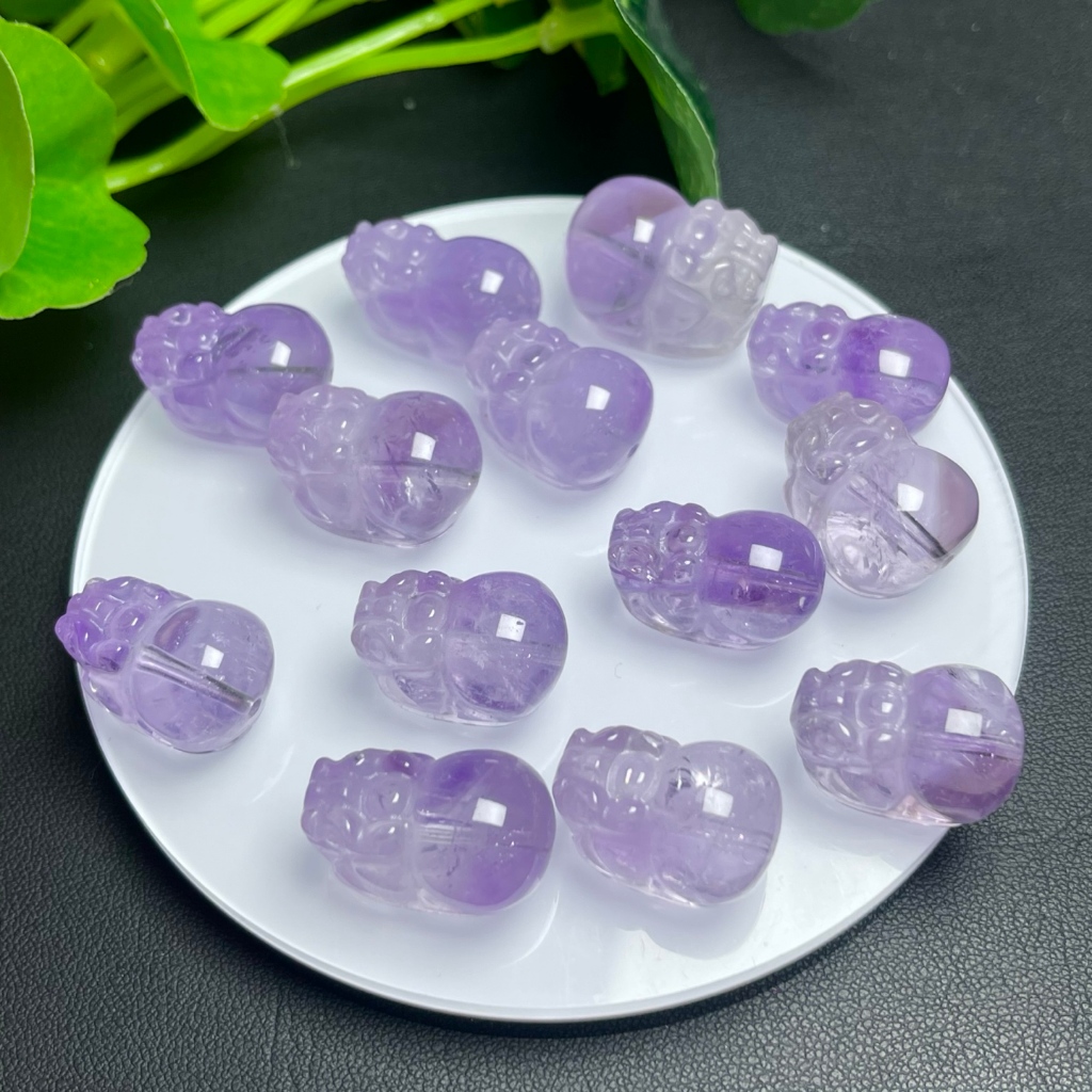 Ưu đãi đặc biệt Sản phẩm mới Phụ kiện thạch anh tím hoa oải hương tự nhiên có thể được sử dụng làm phụ kiện vòng tay có thể được sử dụng làm phụ kiện mặt dây chuyền thông qua lỗ