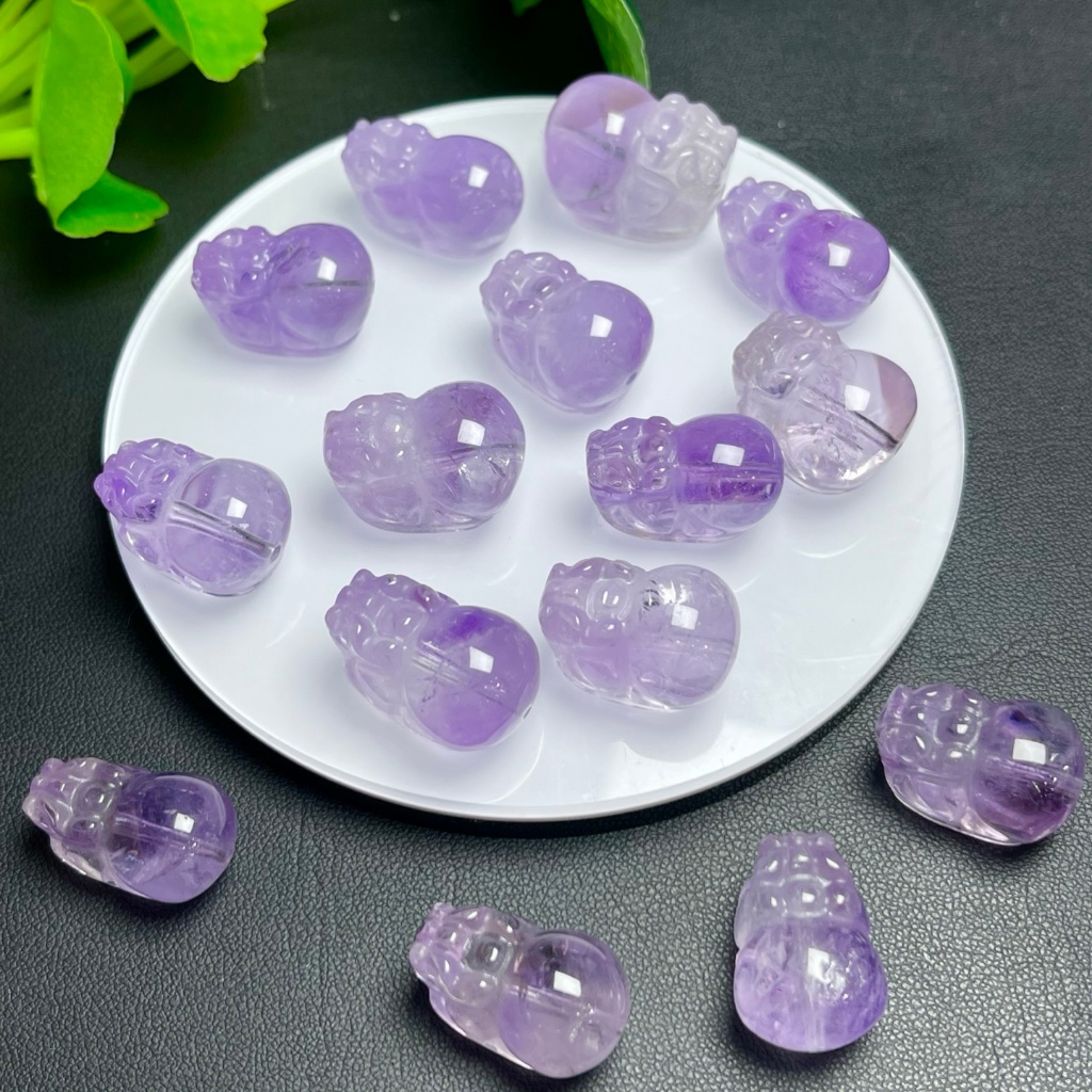 Ưu đãi đặc biệt Sản phẩm mới Phụ kiện thạch anh tím hoa oải hương tự nhiên có thể được sử dụng làm phụ kiện vòng tay có thể được sử dụng làm phụ kiện mặt dây chuyền thông qua lỗ
