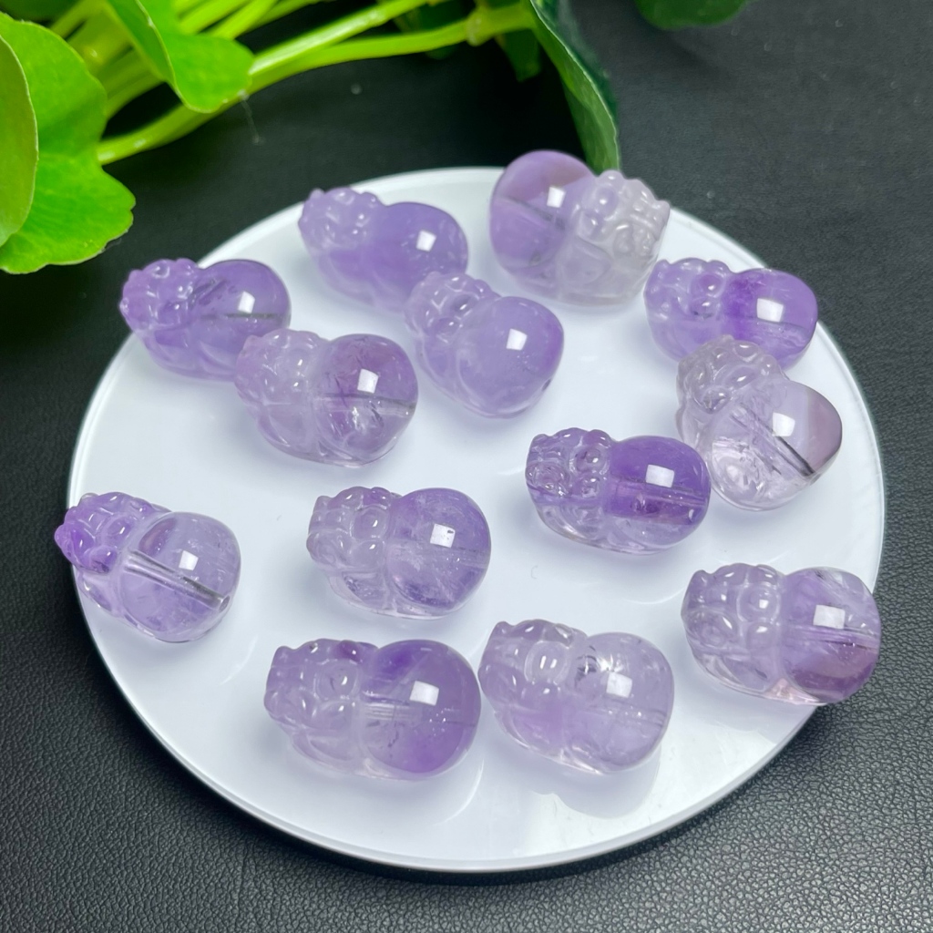 Ưu đãi đặc biệt Sản phẩm mới Phụ kiện thạch anh tím hoa oải hương tự nhiên có thể được sử dụng làm phụ kiện vòng tay có thể được sử dụng làm phụ kiện mặt dây chuyền thông qua lỗ