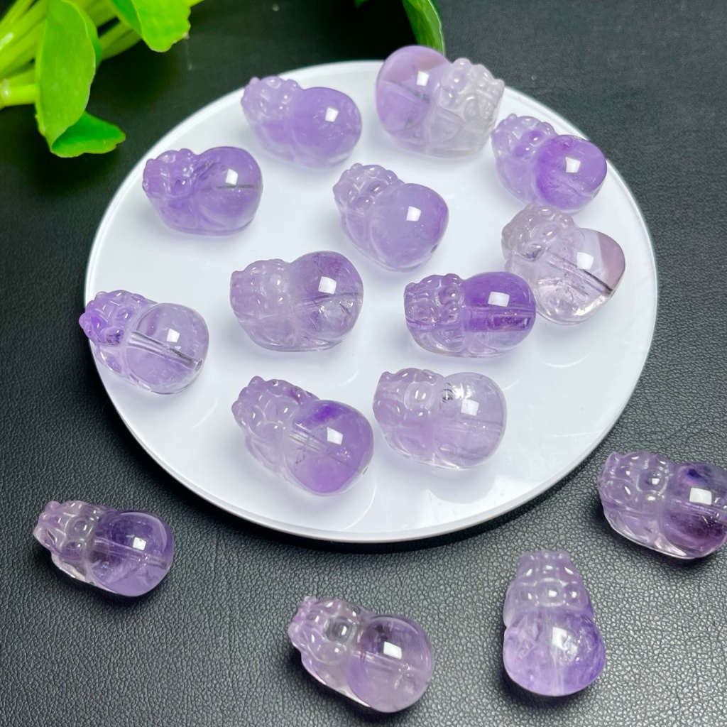 Ưu đãi đặc biệt Sản phẩm mới Phụ kiện thạch anh tím hoa oải hương tự nhiên có thể được sử dụng làm phụ kiện vòng tay có thể được sử dụng làm phụ kiện mặt dây chuyền thông qua lỗ