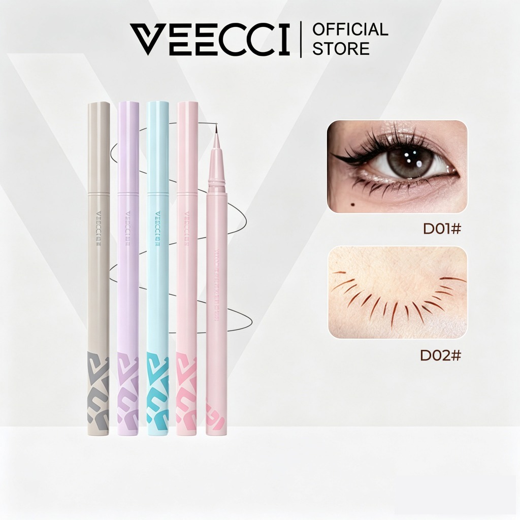 VEECCI Bút Kẻ Mắt Dạng Lỏng Nhiều Màu Sắc Nổi Bật Không Lemk Hông Thấm ...