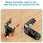 ECILY SAE Đầu Nối Nhanh Dây SAE Adapter Nam Cắm Sang Nữ Ổ Cắm Cáp 1FT 12AWG SAE Dây Nối Dài