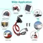 ECILY SAE Đầu Nối Nhanh Dây SAE Adapter Nam Cắm Sang Nữ Ổ Cắm Cáp 1FT 12AWG SAE Dây Nối Dài