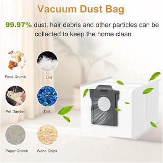 Dành Cho Dreame X60 Max Siêu Robot Hút Bụi Thay Thế Bộ Phụ Kiện Bàn Chải Chính Bàn Chải Bên Bàn Chải Hepa Lọc Cây Lau Nhà Vải Túi Bụi Dự Phòng