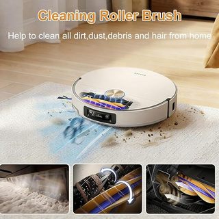 Dành Cho Dreame X60 Max Siêu Robot Hút Bụi Thay Thế Bộ Phụ Kiện Bàn Chải Chính Bàn Chải Bên Bàn Chải Hepa Lọc Cây Lau Nhà Vải Túi Bụi Dự Phòng