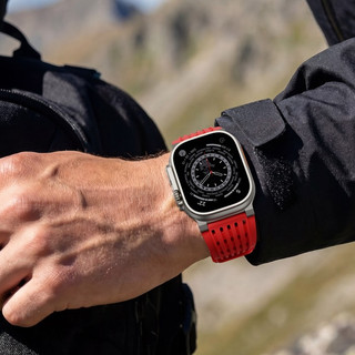 Dây đeo thoáng khí đường hầm gió sáng tạo cho Apple Watch Ultra 42 / 44 / 45 / 49 / 46mm i-watch Series Ultra11 / 10 / 9 / 8 / 7 / 6 / 5 / 4 / 3 / 2 / 1