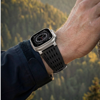 Dây đeo thoáng khí đường hầm gió sáng tạo cho Apple Watch Ultra 42 / 44 / 45 / 49 / 46mm i-watch Series Ultra11 / 10 / 9 / 8 / 7 / 6 / 5 / 4 / 3 / 2 / 1