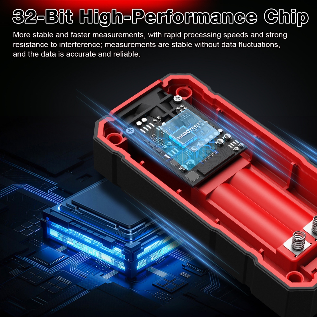 Máy đo khoảng cách laser HABOTEST HT7050 50M / 80 / 120M Dụng cụ đo laser ngoài trời trong nhà Máy đo khoảng cách laser cầm tay có thể sạc lại có độ chính xác cao | BigBuy360 - bigbuy360.vn