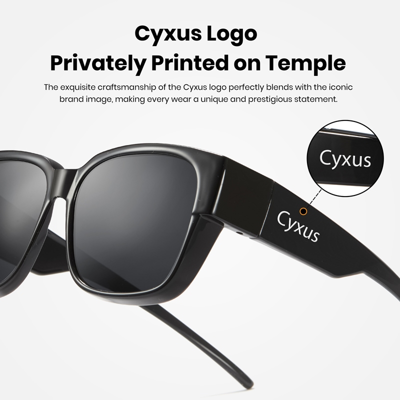 Cyxus Kính râm phân cực kẹp mới | Kính râm thời trang chống tia UV | Kính râm sành điệu | Chống tia UV400 | Sản phẩm bán chạy | Dành cho cả nam và nữ | Chất liệu nhẹ | Thích hợp cho lái xe và đi biển - 1821