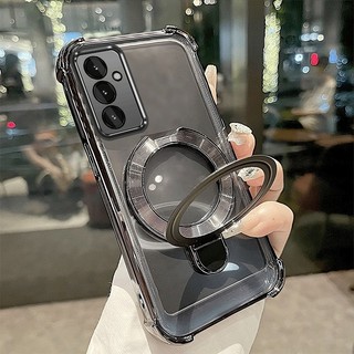 Ốp Lưng Dành Cho Samsung A16 A17 Vỏ Điện Thoại Mạ Điện Silicon Cao Cấp Thẩm Mỹ Giá Đỡ Điện Thoại 3D Thiết Kế Mới Phong Cách Tối Giản