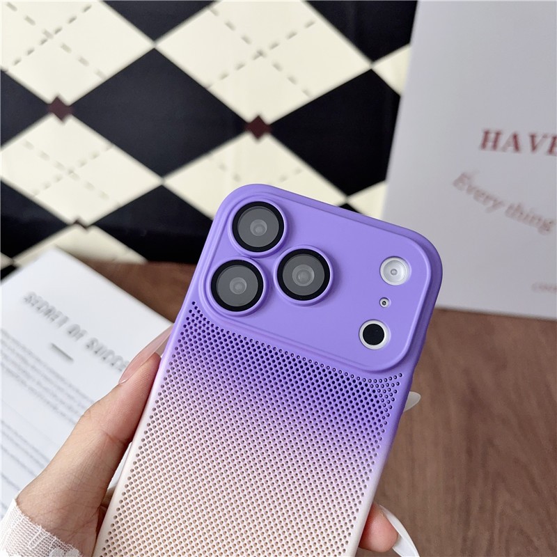 Ốp điện thoại làm mát hai màu iPhone 17 Pro Max Gradient
