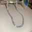 Vòng cổ Choker đính đá lát đầy đủ có thể điều chỉnh, Vòng cổ dây chuyền kim cương giả lấp lánh dành cho nữ