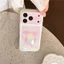 IPhone 17 Pro Max Mạ vàng họa tiết nơ đầy màu sắc Nhúng trong vỏ điện thoại chất liệu keo