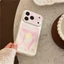 IPhone 17 Pro Max Mạ vàng họa tiết nơ đầy màu sắc Nhúng trong vỏ điện thoại chất liệu keo
