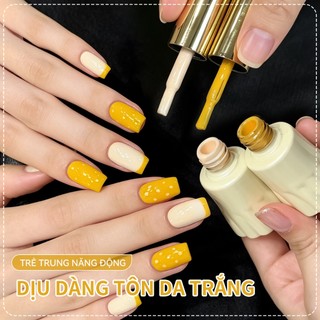 Miss Gooey mới của cô Gooey cho năm 2026 là màu vàng gừng sữa trắng và vàng tươi