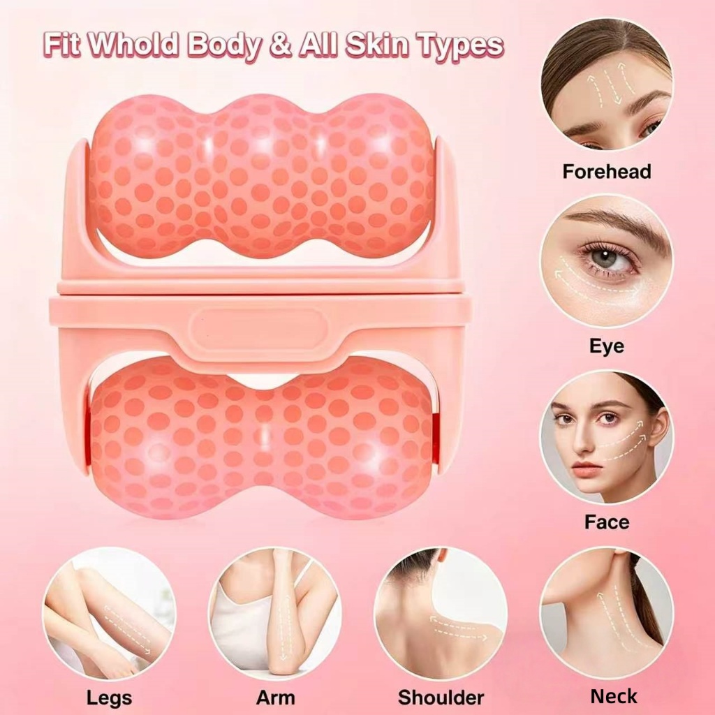 【Adel Floro】Máy Lăn Nâng Cơ Mặt - Định Hình Gương Mặt, Làm Căng Da, Massage Làm Mát