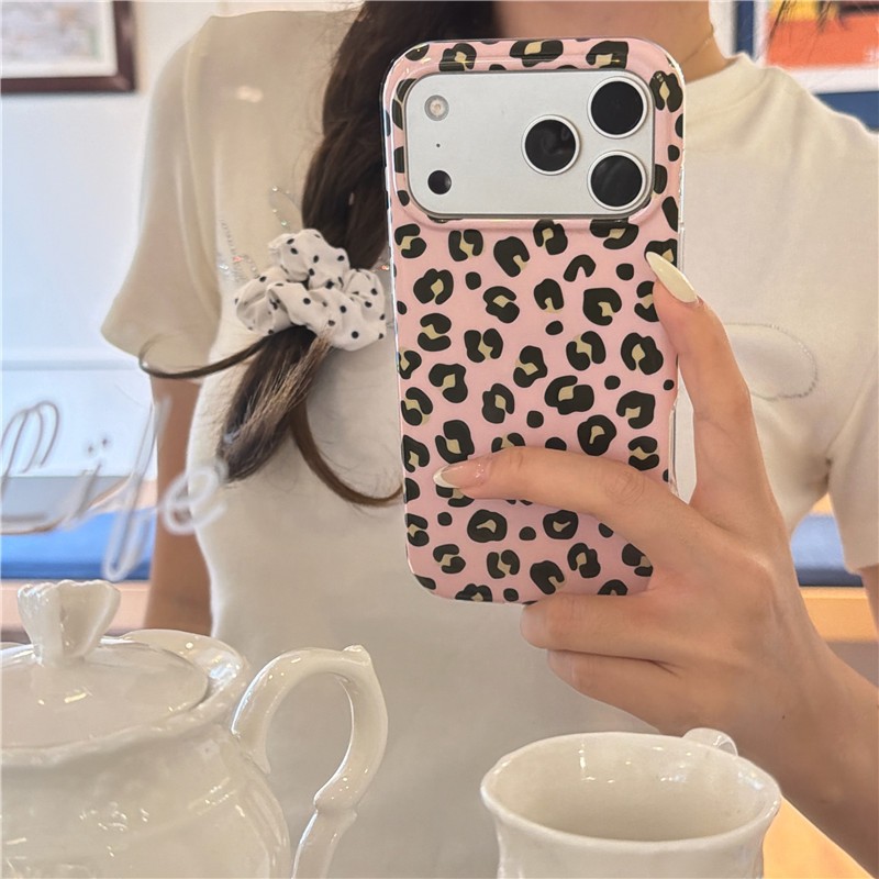 Ốp điện thoại xử lý IMD họa tiết da báo cho iPhone 17 Pro Max