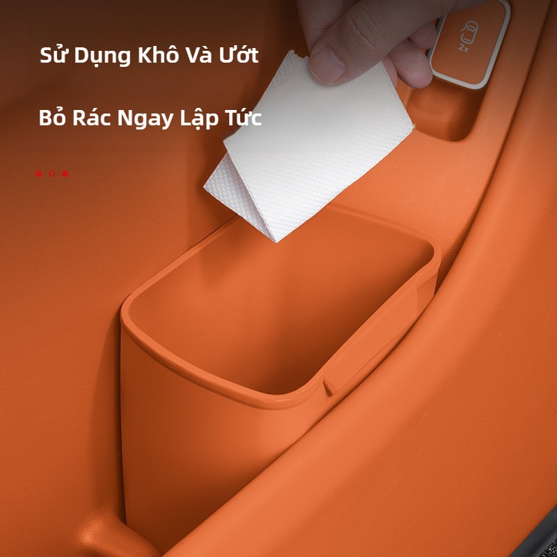 Thùng rác ô tô SEAMETAL Hộp đựng silicon chống thấm nước để lưu trữ ô ướt