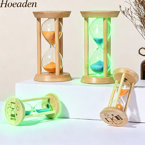 Hoeaden 1 / 10 Phút Đồng Hồ Gỗ Hẹn Giờ Sáng Tạo Cát Cát Cát Clo Dụng Cụ Nhà Bếp Mini Để Bàn Decoratio Trang Trí Nhà Trẻ Em Quà Tặng VN