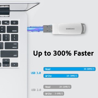 Ổ đĩa bút kim loại Samsung, Ổ đĩa Flash USB xoay có đầu nối USB3.0 & Lightning, Gậy nhớ tốc độ cao di động cho PC / Mobile / iOS, 256GB / 512GB / 1TB / 2TB