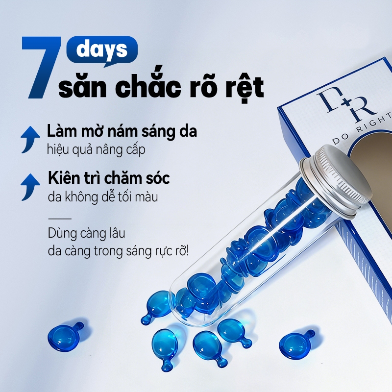 21 Viên Tinh Chất -- Làm Trắng Da 3 Trong 1, Giảm Màu Điểm, Tác Dụng Chống Nhăn; Làm Săn Chắc Da 7 Ngày Cải Thiện Da Mờ Vàng Thúc Đẩy Tái Tạo Collagen