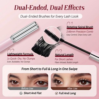 Dr.ville Gel Vuốt Trụ Mi Dày Mascara Lông Mi Sáp Bắt Trục Uốn Mi Gel Vuốt Trụ Dầu Dưỡng Mi Phủ đen Mi