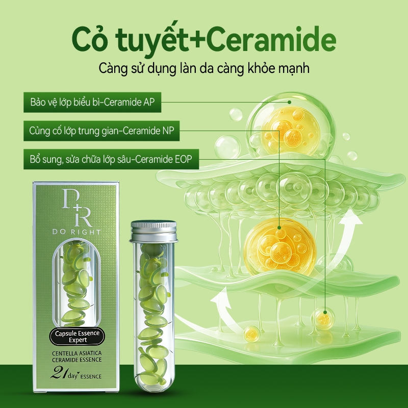 [DR] Tinh chất viên nang phục hồi Centella Asiatica Ceramide 21 viên