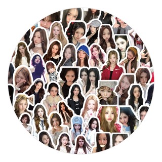 100 Chiếc K-pop Hàn Quốc Nhóm Cô Gái H2H Miếng Dán Điện Thoại Trang Trí Cốc Nước Chống Nước Miếng Dán Quạt Quà Tặng