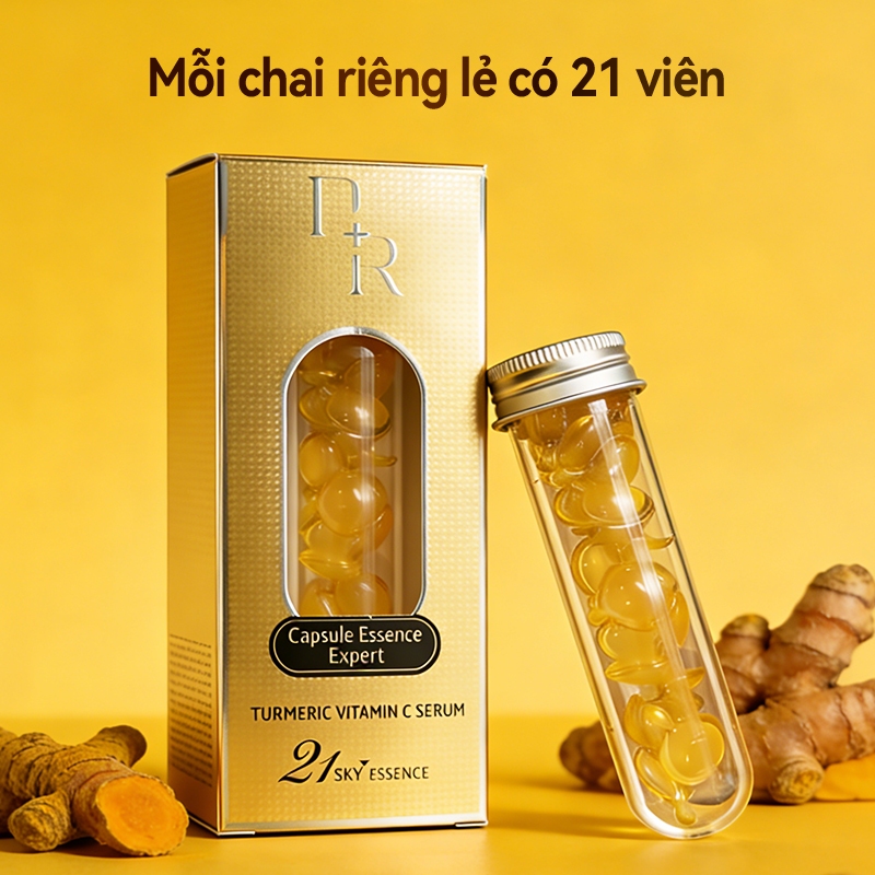 Serum Chứa Vitamin C + và CI, Giúp Làm Trắng Da, Giảm Vết Màu, Giảm Mụn, Chống Lão Hóa, Thu Nhỏ Lỗ Chân Lông