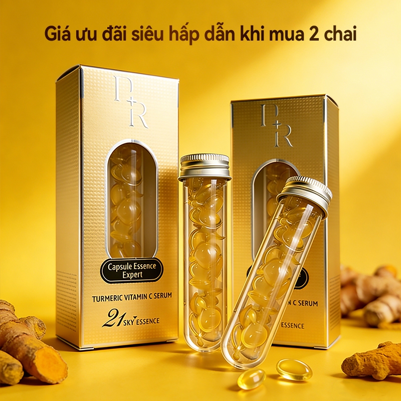 Serum Chứa Vitamin C + và CI, Giúp Làm Trắng Da, Giảm Vết Màu, Giảm Mụn, Chống Lão Hóa, Thu Nhỏ Lỗ Chân Lông