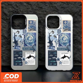 Thích hợp cho OPPO Reno 15F Reno 14F Reno 14 PRO Reno 13F Reno 13 PRO Reno12 F Reno11 F Reno 10 Reno 8T Reno 8Z Reno 7Z Reno8 Tấm TPU hấp thụ sốc xoáy cá mập đại dương thời trang
