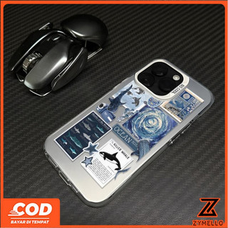 Thích hợp cho OPPO Reno 15F Reno 14F Reno 14 PRO Reno 13F Reno 13 PRO Reno12 F Reno11 F Reno 10 Reno 8T Reno 8Z Reno 7Z Reno8 Tấm TPU hấp thụ sốc xoáy cá mập đại dương thời trang