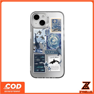 Thích hợp cho OPPO Reno 15F Reno 14F Reno 14 PRO Reno 13F Reno 13 PRO Reno12 F Reno11 F Reno 10 Reno 8T Reno 8Z Reno 7Z Reno8 Tấm TPU hấp thụ sốc xoáy cá mập đại dương thời trang