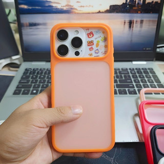 Ốp Điện Thoại Cứng Mờ Cửa Sổ Lớn Mờ Thích Hợp Cho iPhone 13 14 15 16 Pro Max Đổi Sang 17 Pro Max Có Thể Kết Hợp Với Nhãn Dán