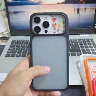 Ốp Điện Thoại Cứng Mờ Cửa Sổ Lớn Mờ Thích Hợp Cho iPhone 13 14 15 16 Pro Max Đổi Sang 17 Pro Max Có Thể Kết Hợp Với Nhãn Dán