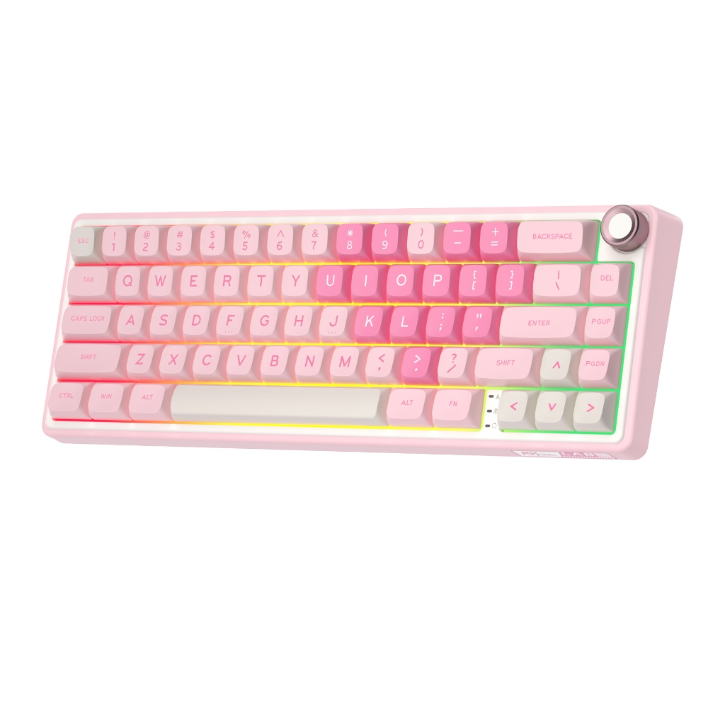 Royal Kludge RK R65 R75 N99 Bàn Phím Cơ RGB Giai Điệu Màu Hồng Có Núm Và Bàn Phím Tai Nghe Bàn Phím Số Combo Bộ | BigBuy360 - bigbuy360.vn