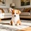 Corgi mô hình chó mô phỏng động vật rắn đồ chơi cho chó bắt nạt chó trẻ em quà tặng nhận thức màn hình thú cưng