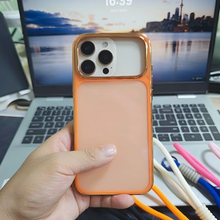 Ốp Điện Thoại Cửa Sổ Lớn Mạ Điện Sang Trọng Tương Thích Cho iPhone 13 14 15 16 17 Pro Max Ốp Lưng Mềm Trong Suốt