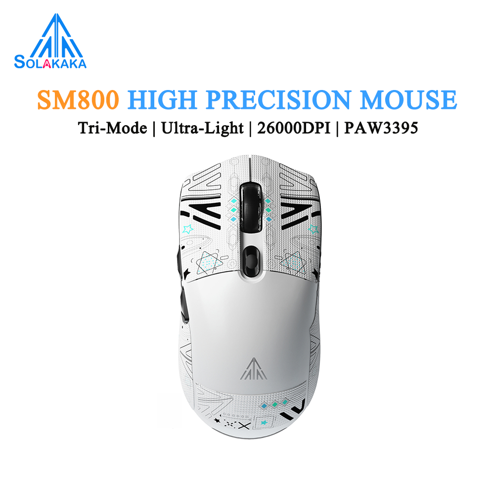 Chuột chơi game không dây SOLAKA SM800 Chuột nhẹ Type-C / 2.4G ...