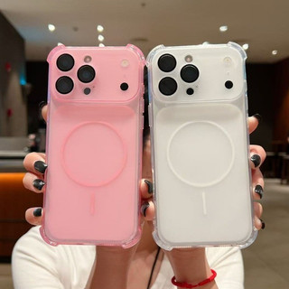 Ốp Điện Thoại Trong Suốt Bảo Vệ Camera Ốp Lưng Cho iPhone 17 16 15 14 13 12 11 Pro Max 14 15 Plus Cửa sổ lớn Vỏ Chống Sốc