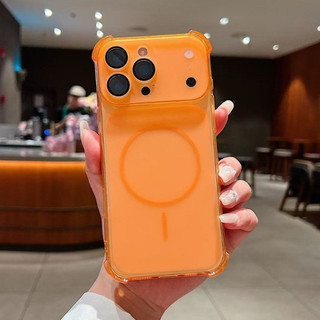 Ốp Điện Thoại Trong Suốt Bảo Vệ Camera Ốp Lưng Cho iPhone 17 16 15 14 13 12 11 Pro Max 14 15 Plus Cửa sổ lớn Vỏ Chống Sốc