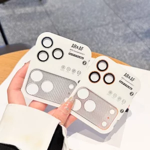 Influencer Style Cicada Wing Fiber Tích hợp Ống kính điện thoại di động Thích hợp cho iPhone17Pro Max / 17Pro HD Chống trầy xước Tất cả các loại