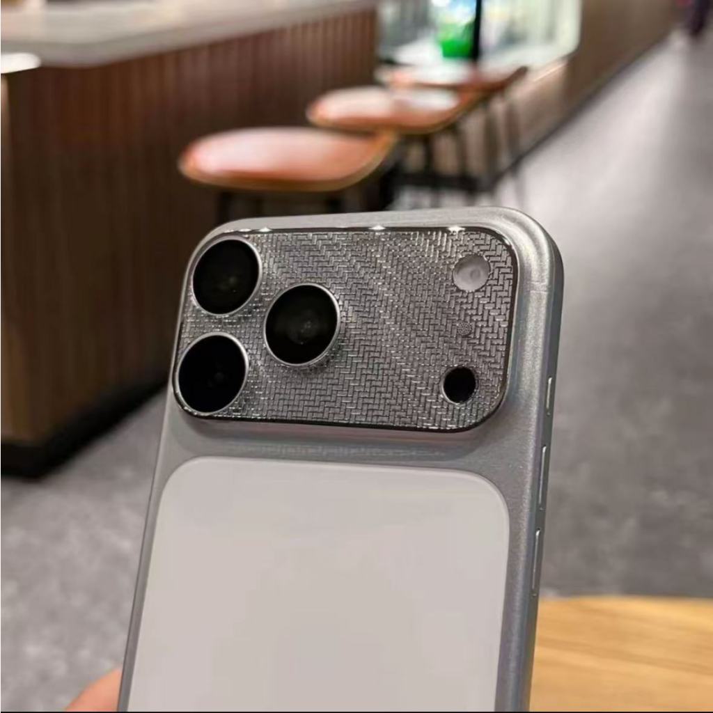 Influencer Style Cicada Wing Fiber Tích hợp Ống kính điện thoại di động Thích hợp cho iPhone17Pro Max / 17Pro HD Chống trầy xước Tất cả các loại