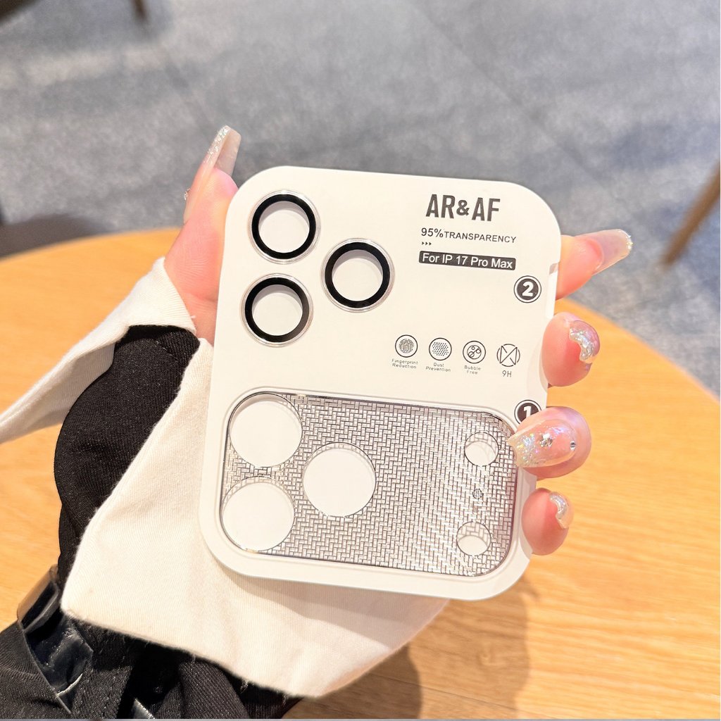 Influencer Style Cicada Wing Fiber Tích hợp Ống kính điện thoại di động Thích hợp cho iPhone17Pro Max / 17Pro HD Chống trầy xước Tất cả các loại